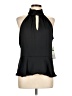 1.State 100% Polyester Black Sleeveless Blouse Size L - photo 1