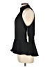 1.State 100% Polyester Black Sleeveless Blouse Size L - photo 5