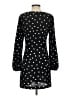 Intermix Polka Dots Black Casual Dress Size 4 - photo 2