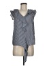Monteau Gray Sleeveless Blouse Size M - photo 1