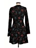 Atmosphere Floral Black Casual Dress Size 6 - photo 2
