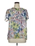 Intro Blue Short Sleeve Blouse Size 1X - photo 1