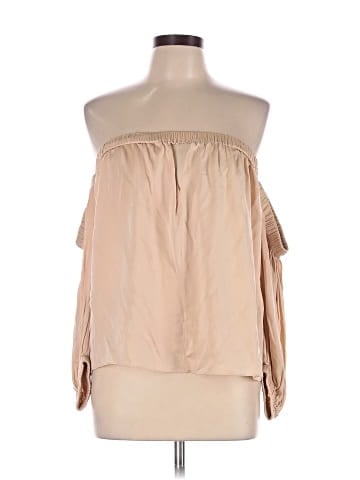 Milly 3/4 Sleeve Silk Top (view 1)