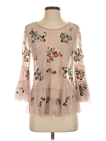 Democracy 3/4 Sleeve Blouse (view 1)