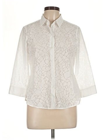 Foxcroft 3/4 Sleeve Blouse (view 1)