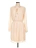 Daniel Rainn 100% Polyester Chevron-herringbone Ivory Casual Dress Size L - photo 1