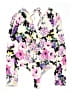 BCBGeneration Floral Pink Long Sleeve Blouse Size S - photo 1