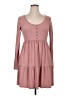 Wild Fable Solid Pink Casual Dress Size XL - photo 1