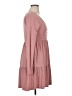 Wild Fable Solid Pink Casual Dress Size XL - photo 4