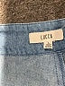 LUCCA Solid Blue Denim Shorts Size L - photo 3