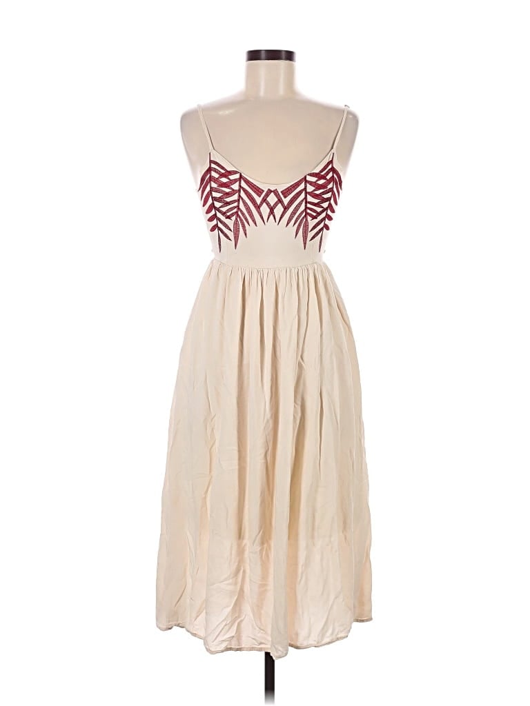 Pre-owned Assorted Brands Cocktail Dress In Ivory