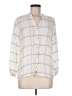 MNG Ivory Long Sleeve Blouse Size 6 - photo 1