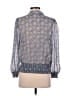 Julio 100% Polyester Blue 3/4 Sleeve Blouse Size 18 - photo 2