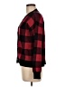 Marled Plaid Red Cardigan Size M - photo 5
