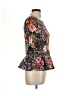 Venus 100% Polyester Black 3/4 Sleeve Blouse Size M - photo 4