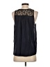 Joie 100% Silk Black Sleeveless Silk Top Size S - photo 2