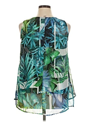 Roz & Ali Sleeveless Blouse (view 2)