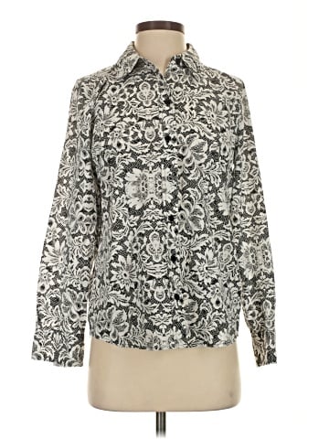 Basic Editions Long Sleeve Blouse (view 1)