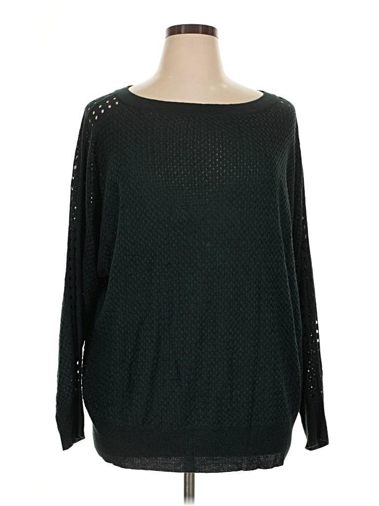 Pre-owned Lane Bryant Pullover Sweater In Black