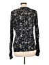Renuar 100% Cotton Animal Print Silver Pullover Sweater Size L - photo 2