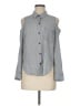 Splendid Gray Sleeveless Button-Down Shirt Size M - photo 1