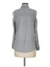 Splendid Gray Sleeveless Button-Down Shirt Size M - photo 2