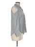 Splendid Gray Sleeveless Button-Down Shirt Size M - photo 4