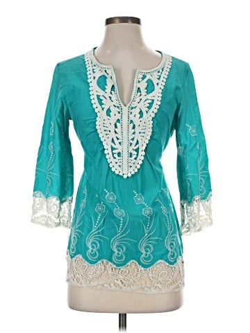 Cremieux 3/4 Sleeve Blouse (view 1)