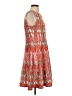 Gabby Skye Print Orange Casual Dress Size XXS - photo 4