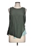 Bordeaux 100% Polyester Green Sleeveless Blouse Size L - photo 1