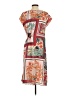 Zara Basic Print Orange Casual Dress Size S - photo 2