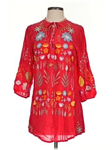 Johnny Was 3/4 Sleeve Blouse (view 1)