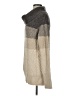 BCBGMAXAZRIA 100% Wool Color Block Brown Gray Wool Pullover Sweater Size L - photo 5
