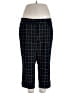 Evri Plaid Black Casual Pants Size 16 - photo 1