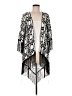 Sans Souci 100% Rayon Black Kimono Size M - photo 1