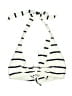 Heidi Klein Stripes Ivory Swimsuit Top Size L - photo 1