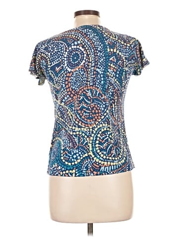 August Silk Short Sleeve Blouse (view 2)