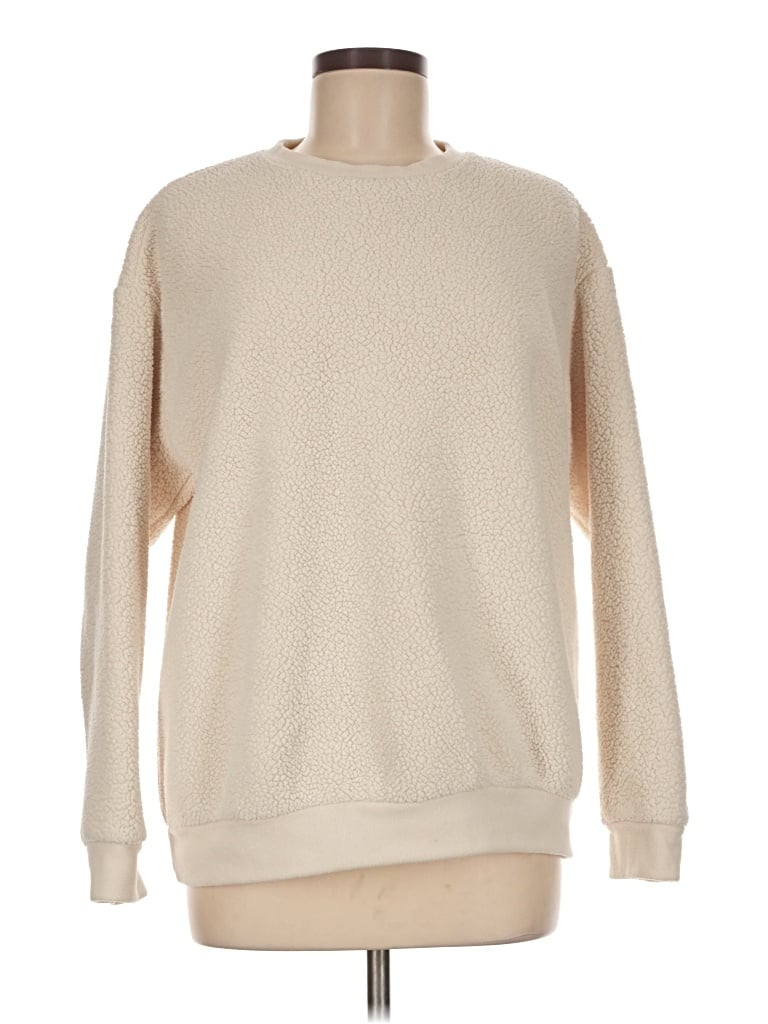 Pre-owned Uniqlo Sweatshirt In Tan