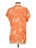 Cynthia Steffe 100% Polyester Orange Short Sleeve Blouse Size S - photo 2