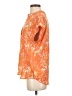 Cynthia Steffe 100% Polyester Orange Short Sleeve Blouse Size S - photo 5