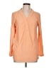 Kaktus Orange Long Sleeve Blouse Size L - photo 1