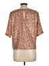 Wishlist Gold Short Sleeve Blouse Size L - photo 2
