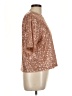 Wishlist Gold Short Sleeve Blouse Size L - photo 4
