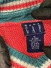 Baby Gap 100% Cotton Chevron-herringbone Pink Pullover Sweater Size 3-6 mo - photo 4