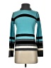 Carlisle Color Block Teal Turtleneck Sweater Size S - photo 1