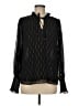 Maison d' Amelie 100% Polyester Black Long Sleeve Blouse Size M - photo 1