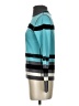 Carlisle Color Block Teal Turtleneck Sweater Size S - photo 5