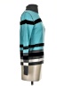 Carlisle Color Block Teal Turtleneck Sweater Size S - photo 4
