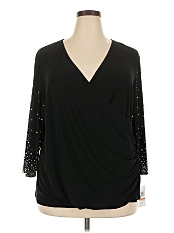 MSK 3/4 Sleeve Top (view 1)