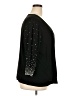 MSK Black 3/4 Sleeve Top Size 3X - photo 4